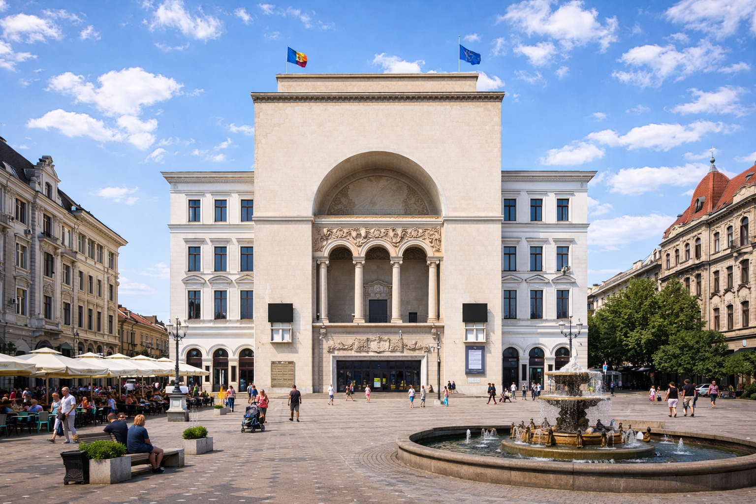 Opera și Piața Victoriei Timișoara - creare site web Timișoara
