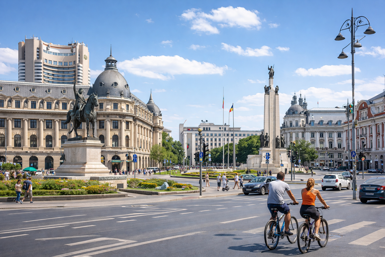 Piața Universității București responsive și local